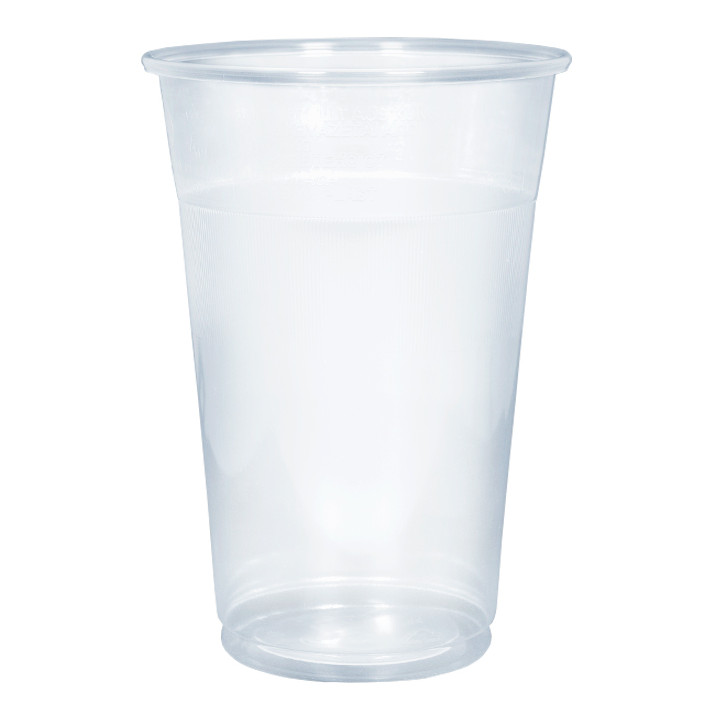 Plastic Cup PP Clear 400ml Ø8,3cm (50 Units)