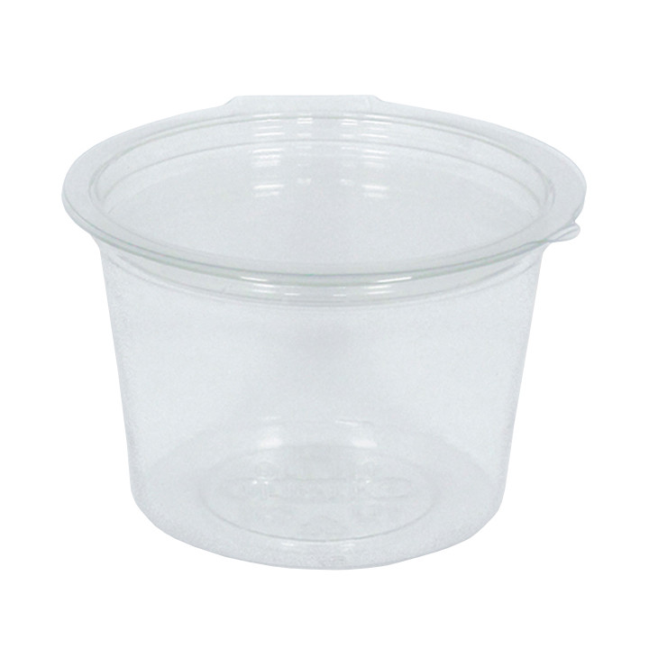 Plastic Container APET Round shape Transparente 100ml Ø7cm (45 Units)