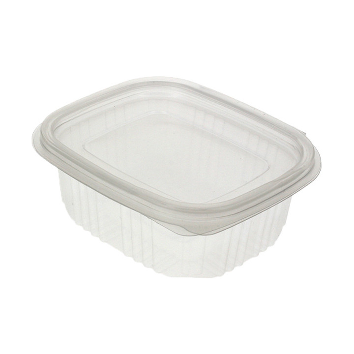 Plastic Hinged Deli Container Microwavable PP 250ml (1000 Units)