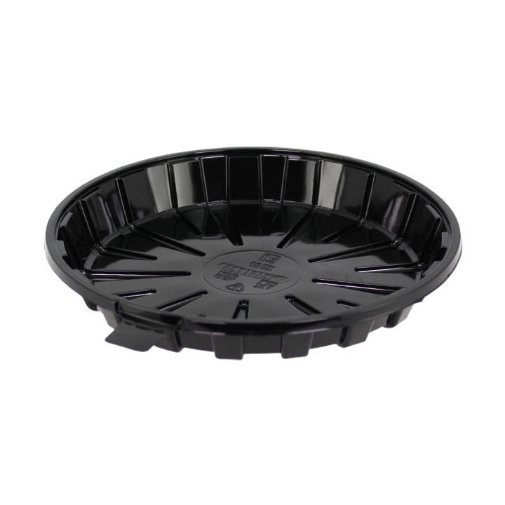 Cake Container APET Black Ø16cm (210 Units)