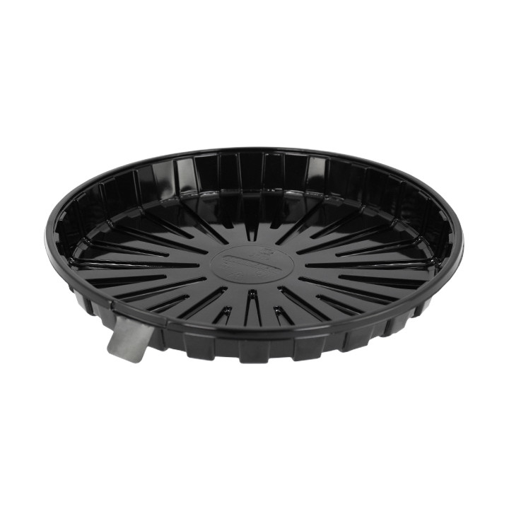 Cake Container APET Black Ø18cm (210 Units)