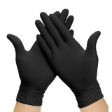 Nitrile Gloves Black Size S AQL 1.5 (100 Units)