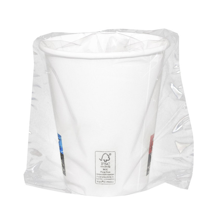 Wrapped Cardboard Cup 9 Oz/280ml White Ø8,1cm (30 Units)