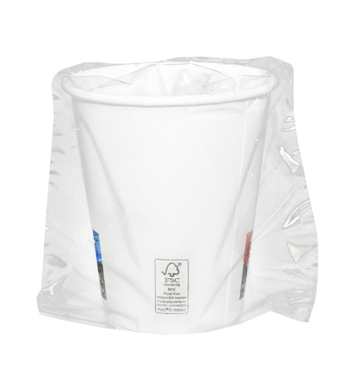 Wrapped Cardboard Cup 9 Oz/280ml White Ø8,1cm (480 Units)