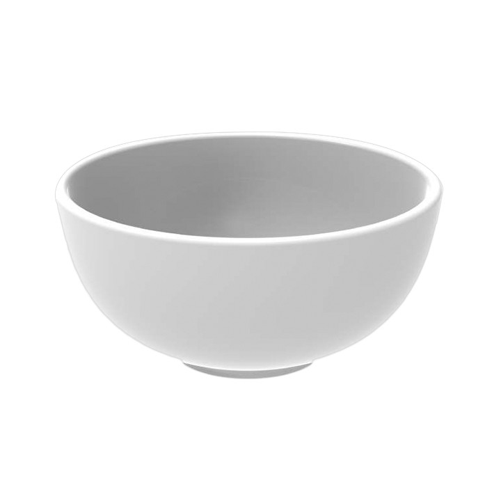 Tasting Plastic Bowl Durable SAN "Classic" White 120ml (6 Units) 