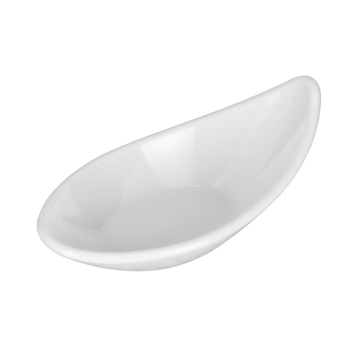 Tasting Plastic Bowl Durable SAN "Drop" White 18ml (108 Units) 
