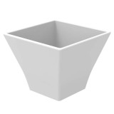 Tasting Plastic Bowl Durable SAN "Pagoda" White 88ml (6 Units) 