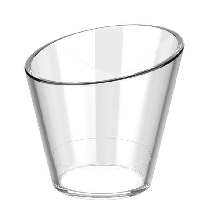 SAN "Circle" Durable Tasting Bowl Transparent 100ml (72 Units) 