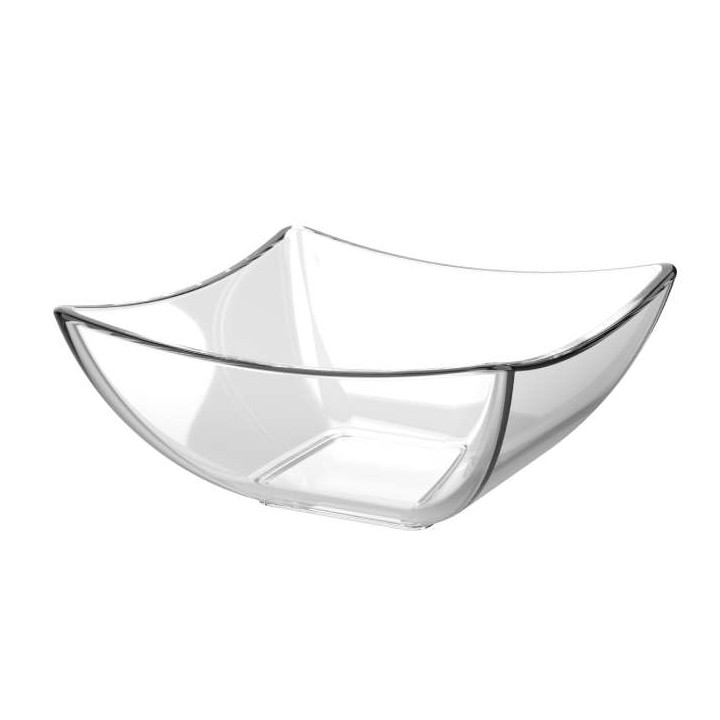 SAN "Quadrata" Durable Tasting Bowl Transparent 95ml (72 Units) 