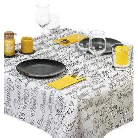 Paper Tablecloth Roll "Buen Provecho" 1,2x100m 37g (6 Units)