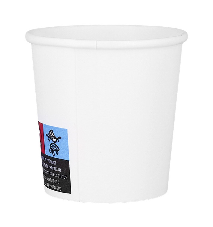 Paper Cup White ECO 4Oz/120ml Ø6,2cm (1.000 Units)