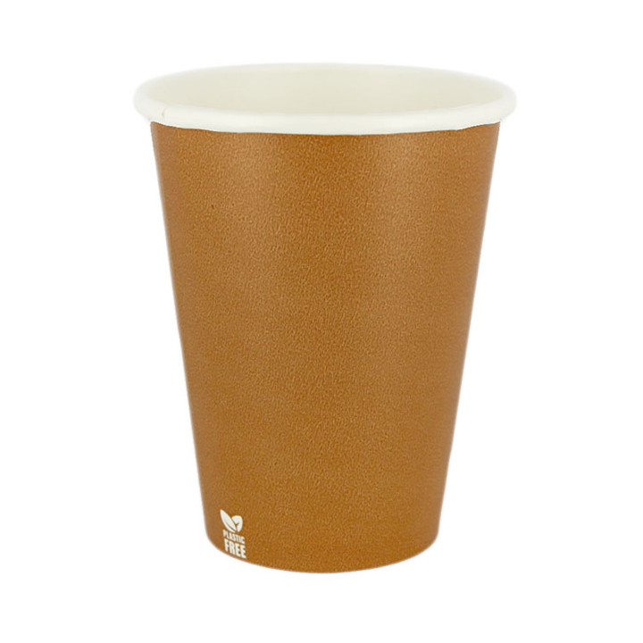 Plastic-Free Paper Cup 14 Oz/420ml "Caramel" Ø9cm (50 Units)
