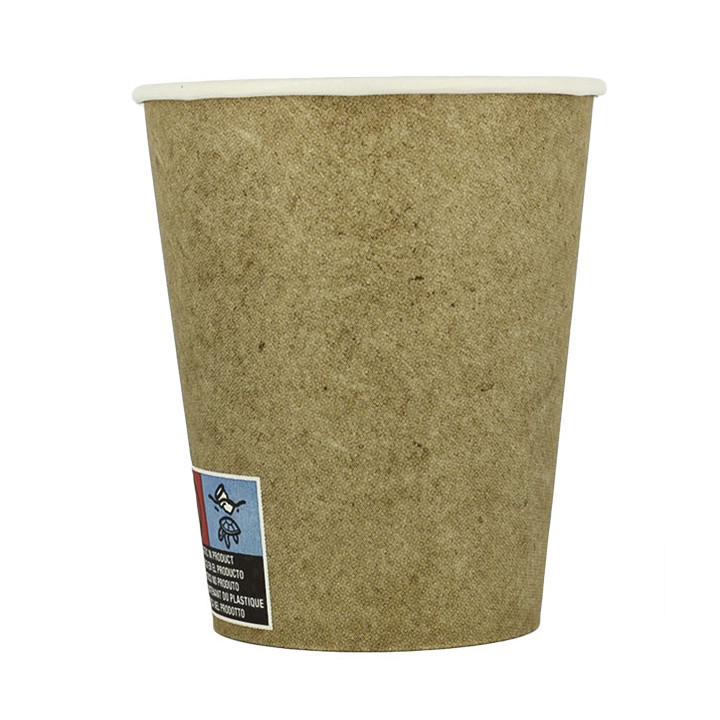 Paper Cup Eco-Friendly-Friendly Kraft 6Oz/180ml Ø7,0cm (100 Units) 