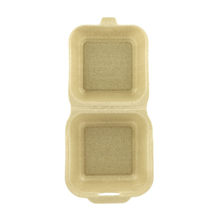 XPP Burger Boxes Take-Away Cream 15x15x7cm (125 Units)