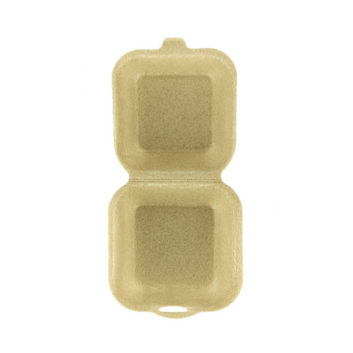 XPP Burger Boxes Take-Away Cream 13,5x13,5x7cm (100 Units)