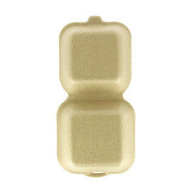 XPP Burger Boxes Take-Away Cream 13,5x13,5x7cm (500 Units)