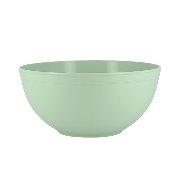 Bowl Reusable Durable PP Mineral Green 2l Ø20cm (36 Units)