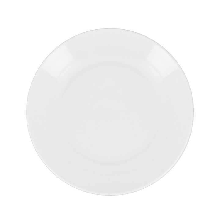 Reusable Plate Durable CPET Stoven White Ø17,5cm (6 Units)