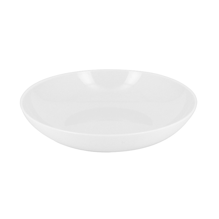 Reusable Plate Durable CPET Stoven White Ø19cm (54 Units)