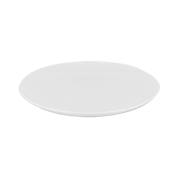 Reusable Plate Durable CPET Stoven White Ø22,5cm (54 Units)