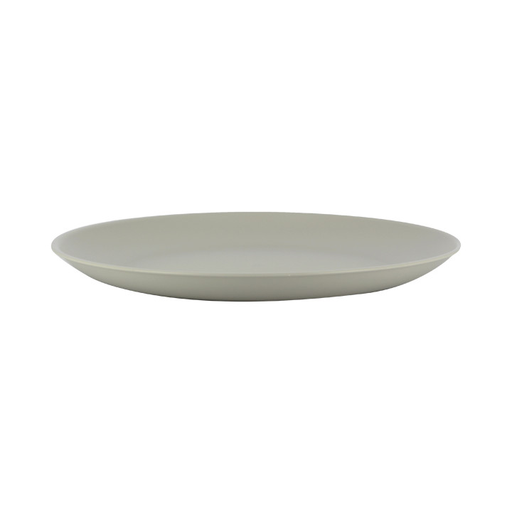 Reusable Plate Durable PP Mineral Grey Ø23,5cm (6 Units)
