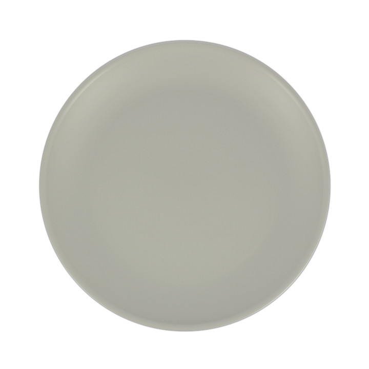 Reusable Plate Durable PP Mineral Grey Ø23,5cm (54 Units)