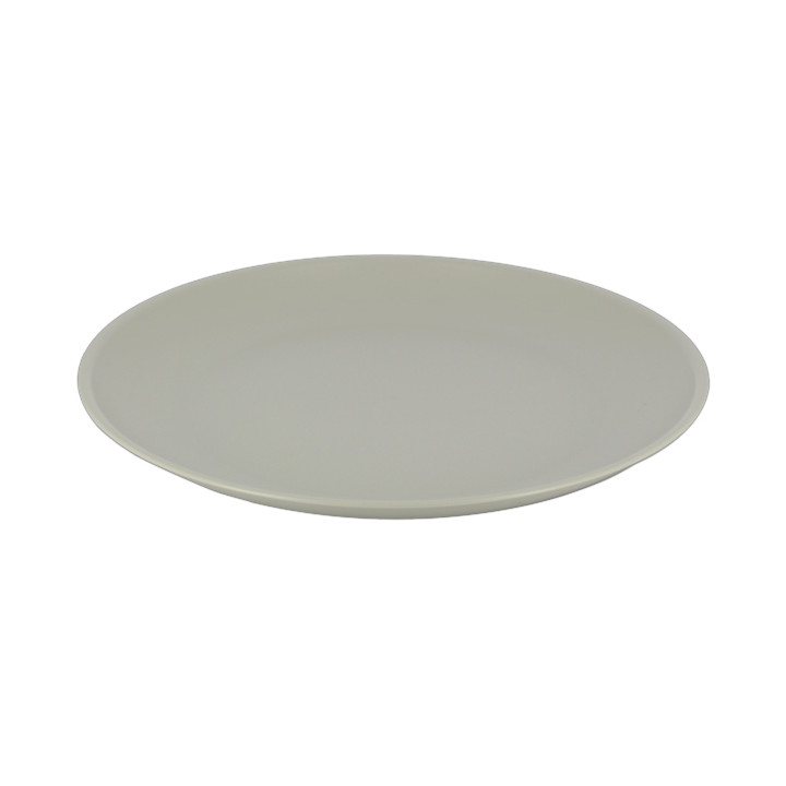 Reusable Plate Durable PP Mineral Grey Ø23,5cm (54 Units)