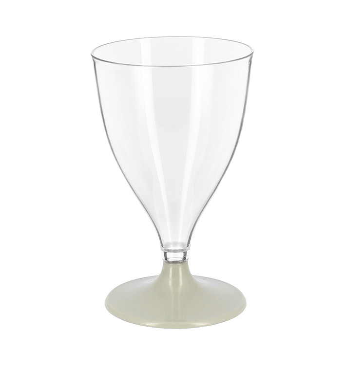 Reusable PS Cup Water/Wine Grey Foot 200ml 2P (6 Units)