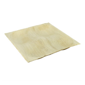 Palm Leaf Plate Square Shape 4C 20,5X20,5cm (100 Units)