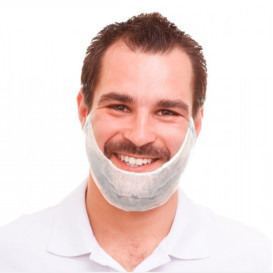 Disposable Beard Cover "TST" PP Accordion White (1000 Units)