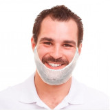 Disposable Beard Cover "TST" PP Accordion White (100 Units)