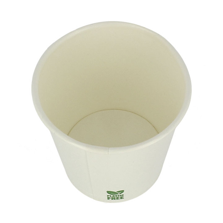 Plastic-Free Paper Cup 4Oz/120ml White Ø6,2cm (1.000 Units)