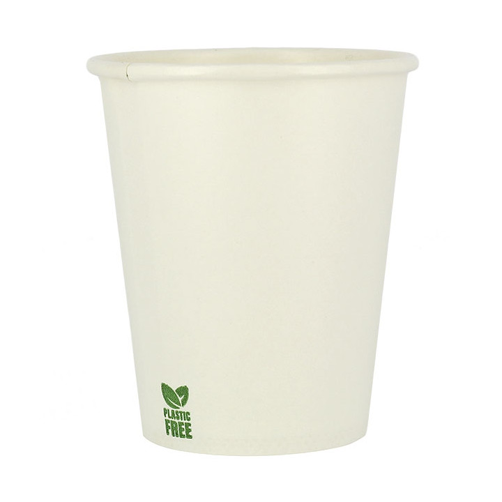 Plastic-Free Paper Cup 7 Oz/210ml White Ø7cm (1.000 Units)