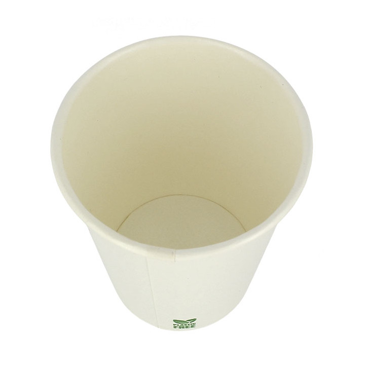 Plastic-Free Paper Cup 7 Oz/210ml White Ø7cm (1.000 Units)