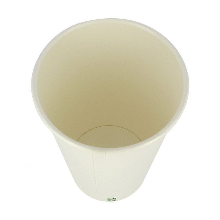 Plastic-Free Paper Cup 16 Oz/480ml White Ø9cm (1.000 Units)