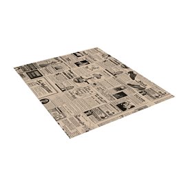 Paper Food Wrap Grease-Proof "Times" Kraft 28x34cm (1000 Units) 