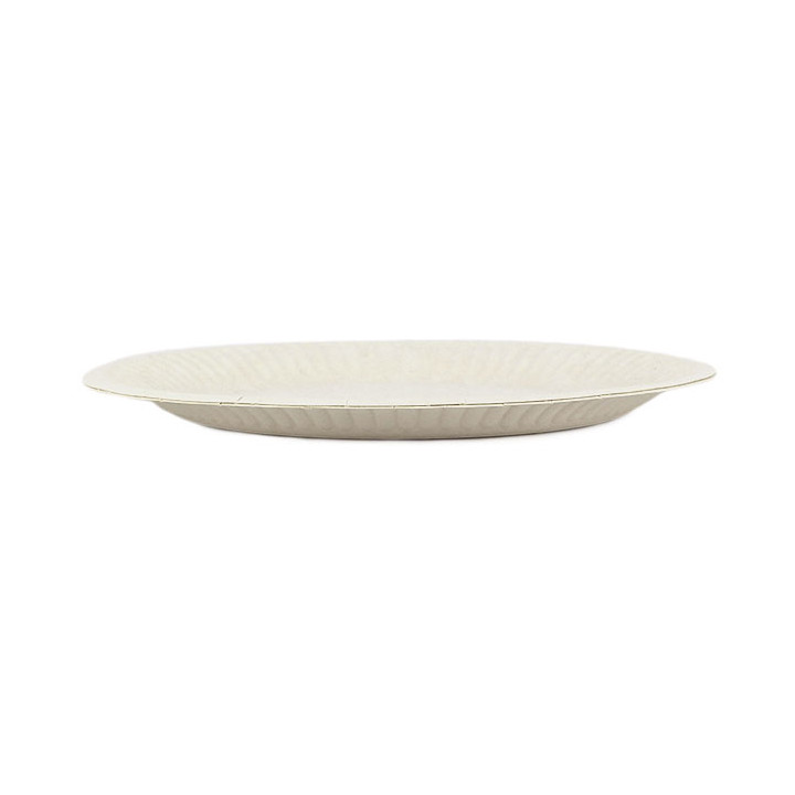 Paper Plate Biodegradable White 18 cm (100 Units)