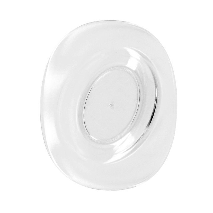 Tasting Plastic Plate Durable SAN "Ellipse" Clear 10ml (96 Units)