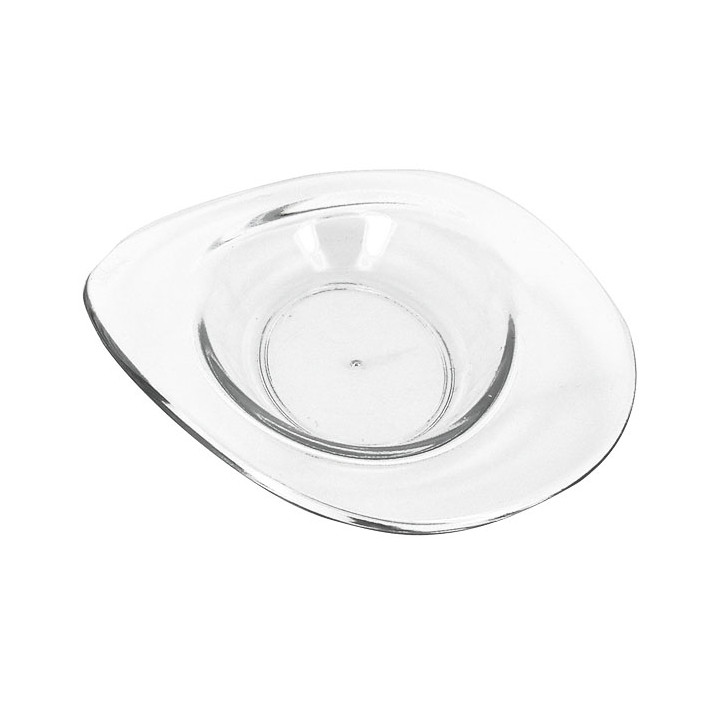 Tasting Plastic Plate Durable SAN "Ellipse" Clear 10ml (96 Units)