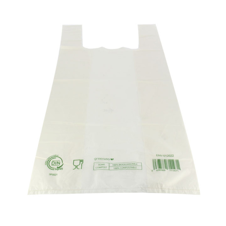 Plastic T-Shirt Bag Home Compost “Classic” 40x50cm (1.000 Units)