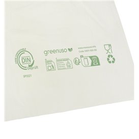 Plastic Bag Home Compost “Be Eco!” 16x24cm (100 Units)