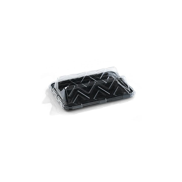 Plastic Tray Rectangular Shape Marble 35X24 cm (50 Uds)
