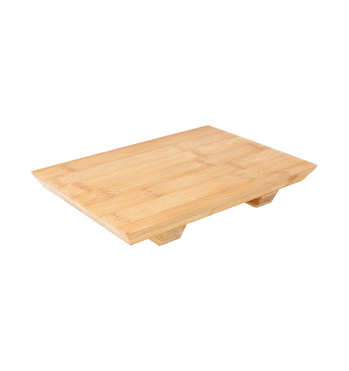 Bamboo Sushi Tray Natural 20,5x15x3cm (1 Unit) 