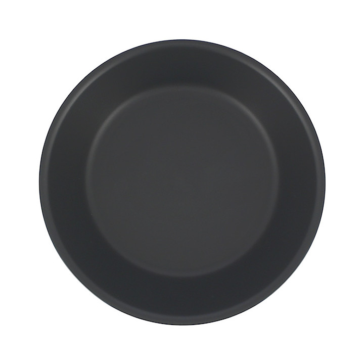 Reusable Plate Durable PP Mineral Anthracite Ø18cm (6 Units)