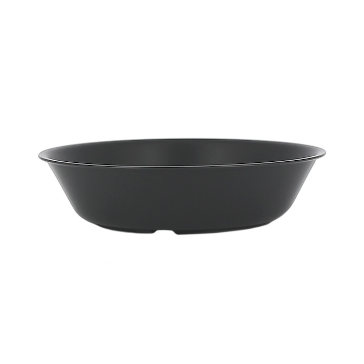 Reusable Plate Durable PP Mineral Anthracite Ø18cm (6 Units)