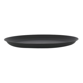 Reusable Plate Durable Mineral-Filled PP Anthracite Ø27,4cm (1 Unit)