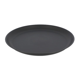 Reusable Plate Durable Mineral-Filled PP Anthracite Ø27,4cm (12 Units)
