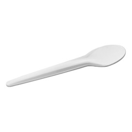 Cucharilla de Papel Blanco 11.5cm (50 Uds)