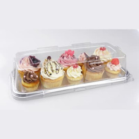 Plastic Platter Rectangular Shape Silver 35X16 cm (50 Units)