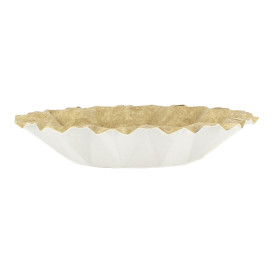 Kraft colour paper plates, simple and natural